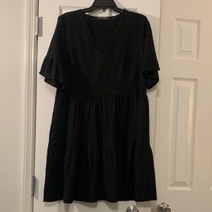 Fancyinn Black Mini Dress